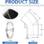 Manguera silicona codo 2x8pulg reforzada 4capas