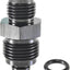 Adaptador tubo dirección 6AN a M18x1.5 O-Ring anodizado negro