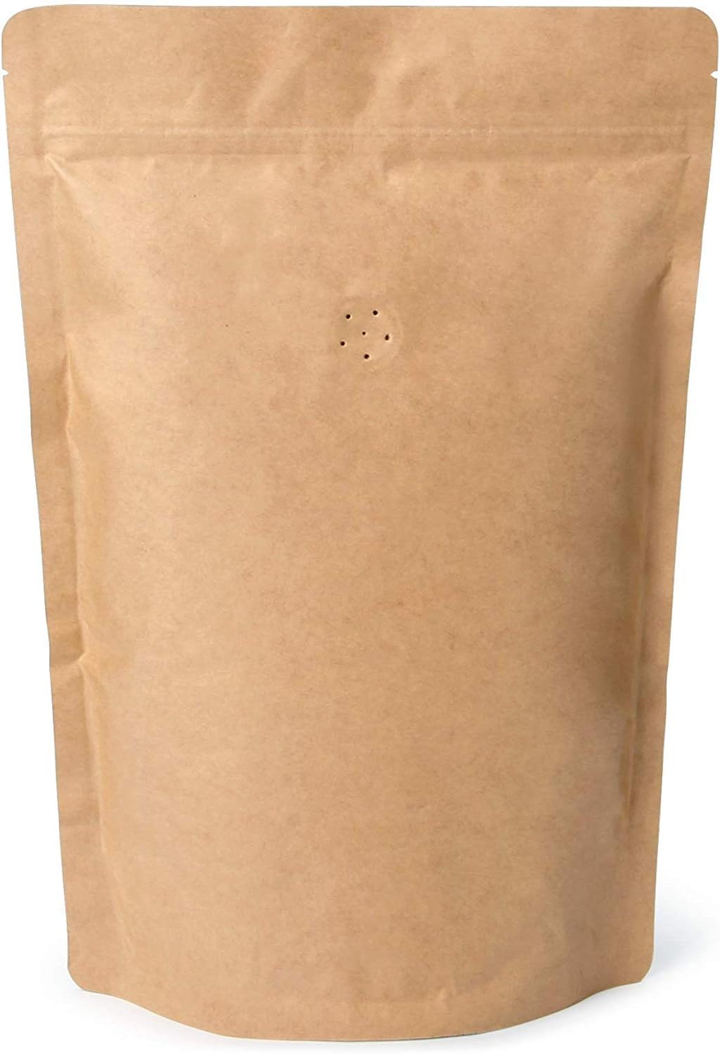Bolsa café papel kraft 250g cierre cremallera válvula