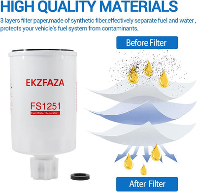 Filtro separador agua combustible tractor comp 1840 1845C
