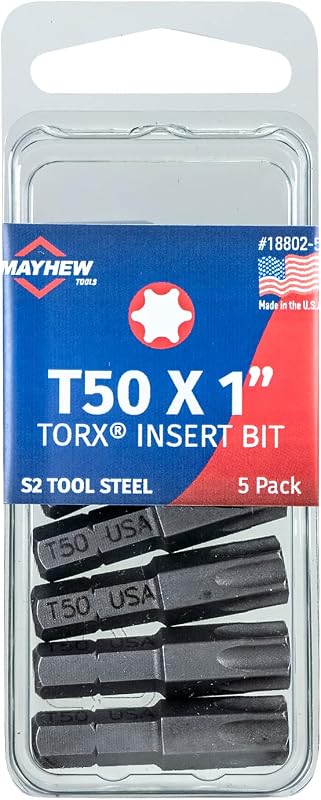 Broca Torx T50 x 1pulg paquete 5
