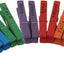 Pinzas arcoíris para ropa aula 6 colores