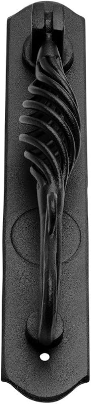 Aldaba puerta hierro fundido estilo jaula pájaro 9"