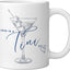 Taza Cerámica Texto Inglés Blanco