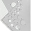Triángulo dibujo aluminio 8 y 10 pulg set 2 pzas 30/60 y 45/90