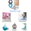 Giradisco Negro Azul 30kN Accesorio Colgar Seguro