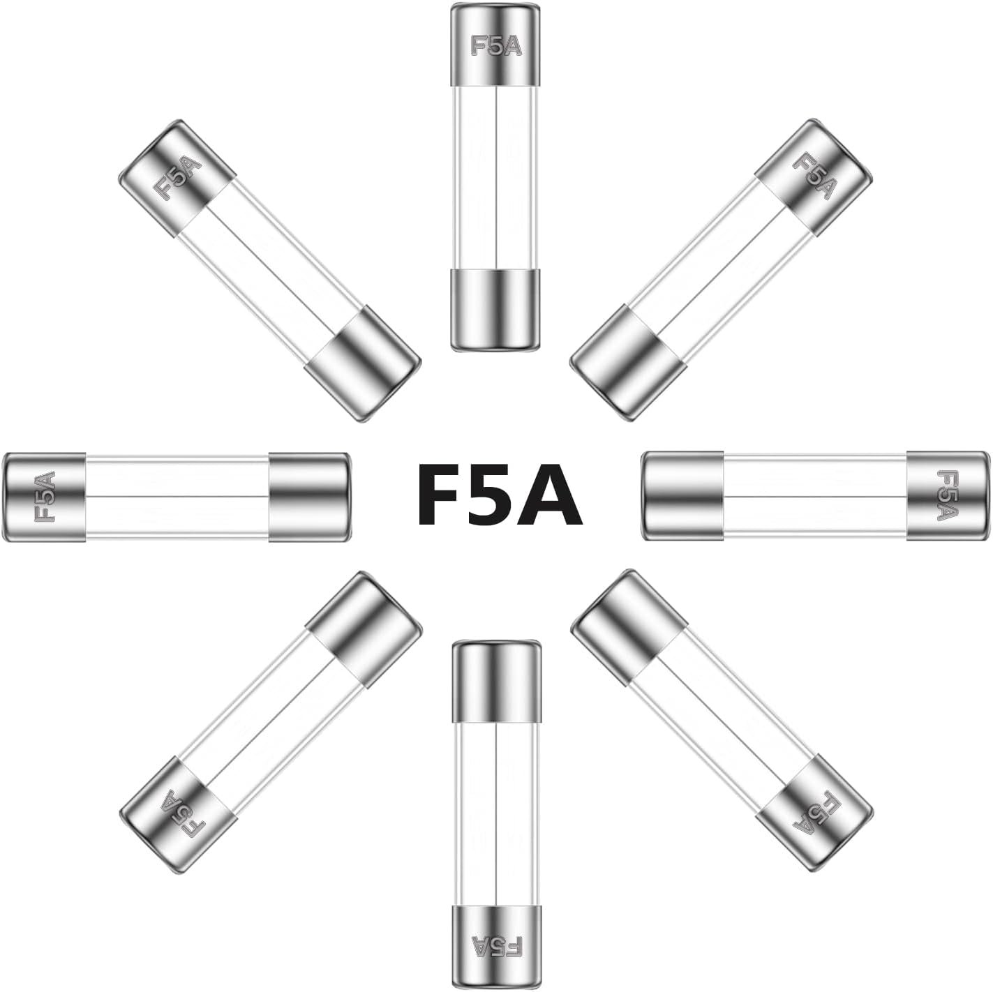 Fusible 5A 250V tubo acción rápida paquete 50