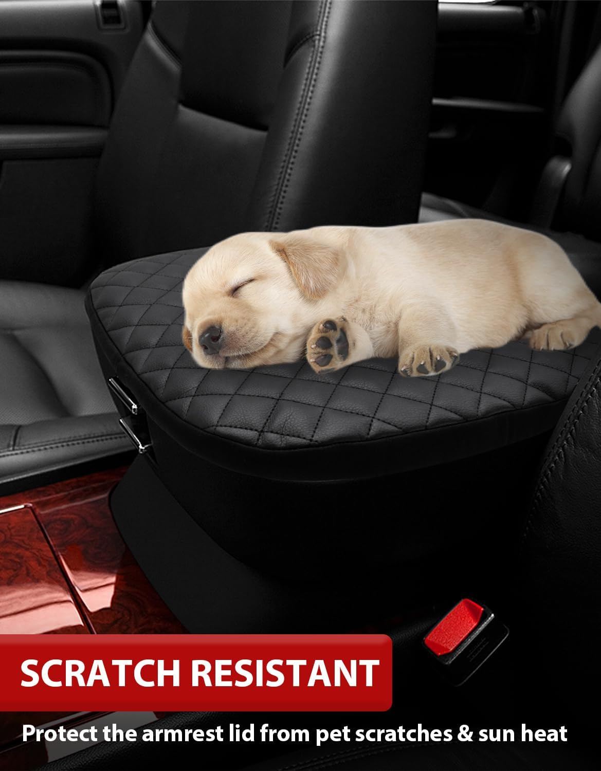 Funda reposabrazos consola Cadillac Escalade cuero