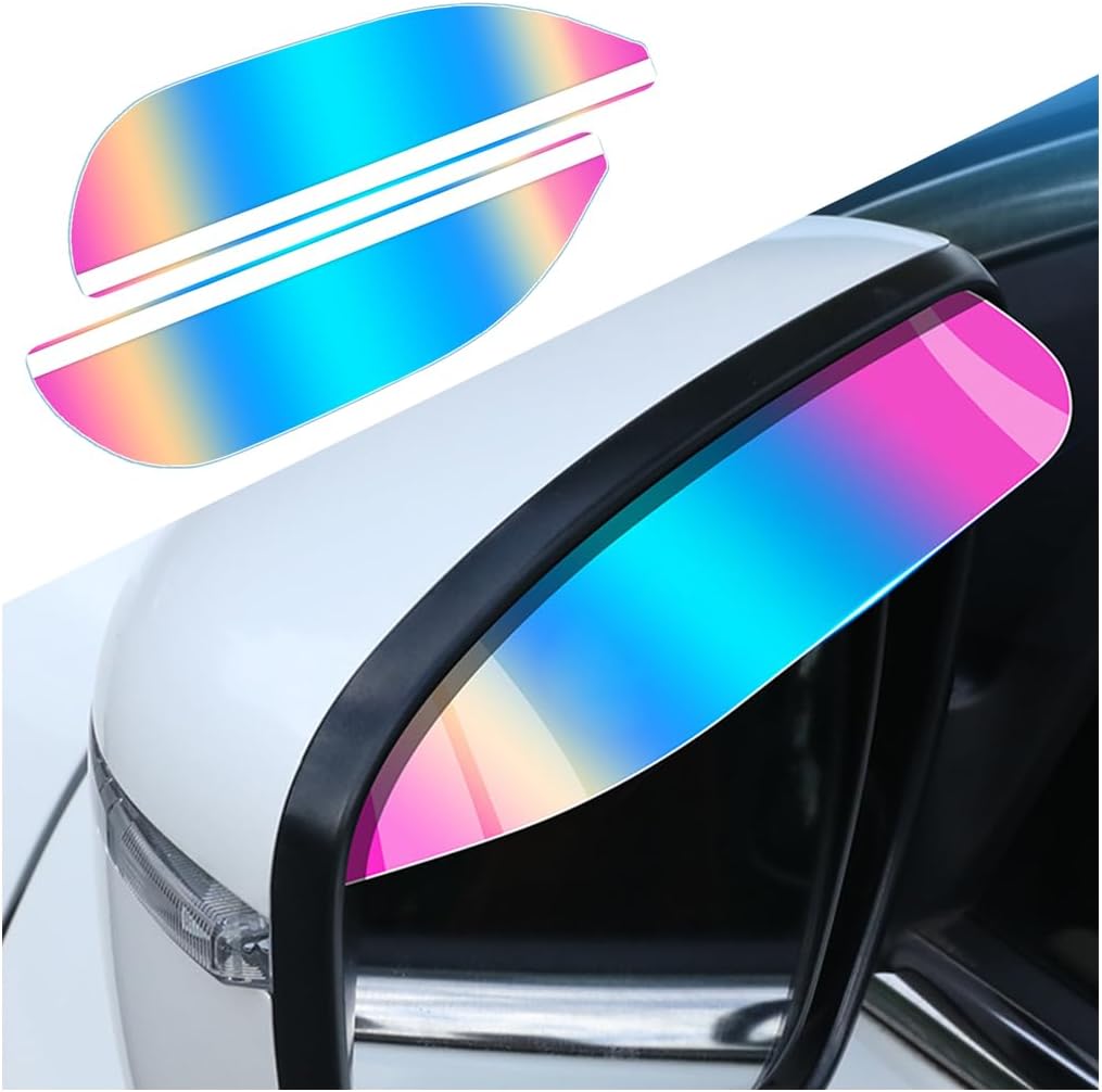 Protector visor lluvia espejo retrovisor coche
