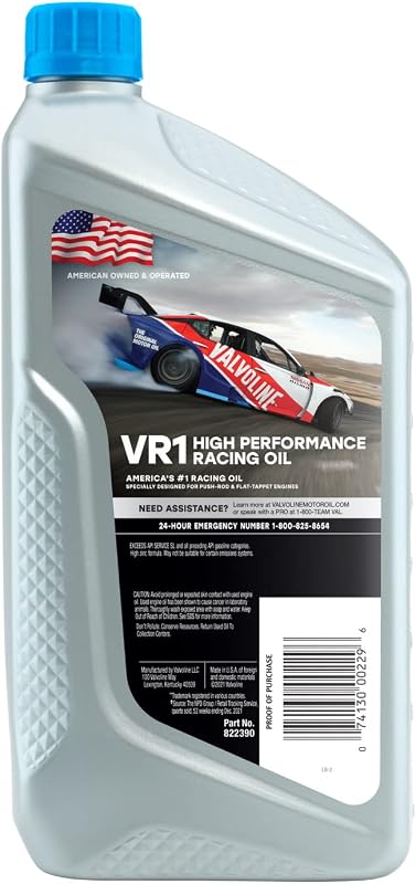 Aceite motor SAE 40 VR1 Racing 1qt pack 2