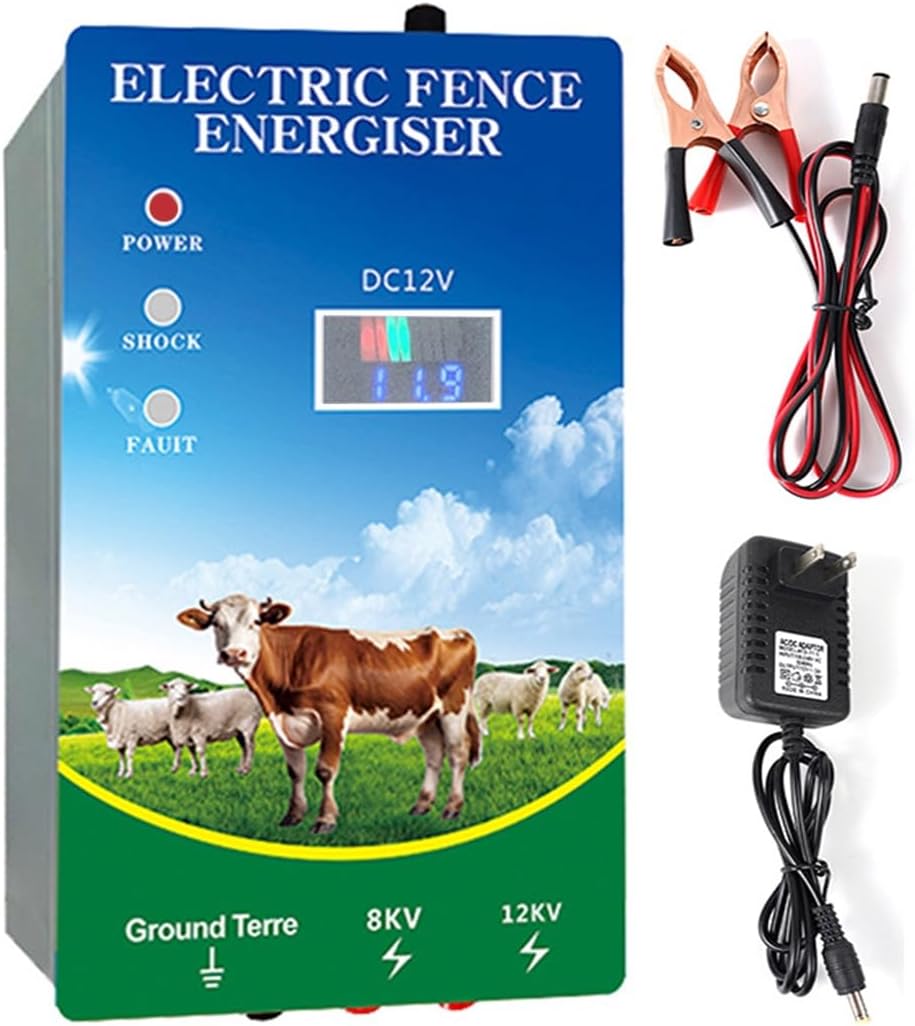Cargador valla electrónica 6 millas 8-12KV LED