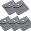 Bolsas terciopelo joyas 3.1x3.1" 5 pzas con botón