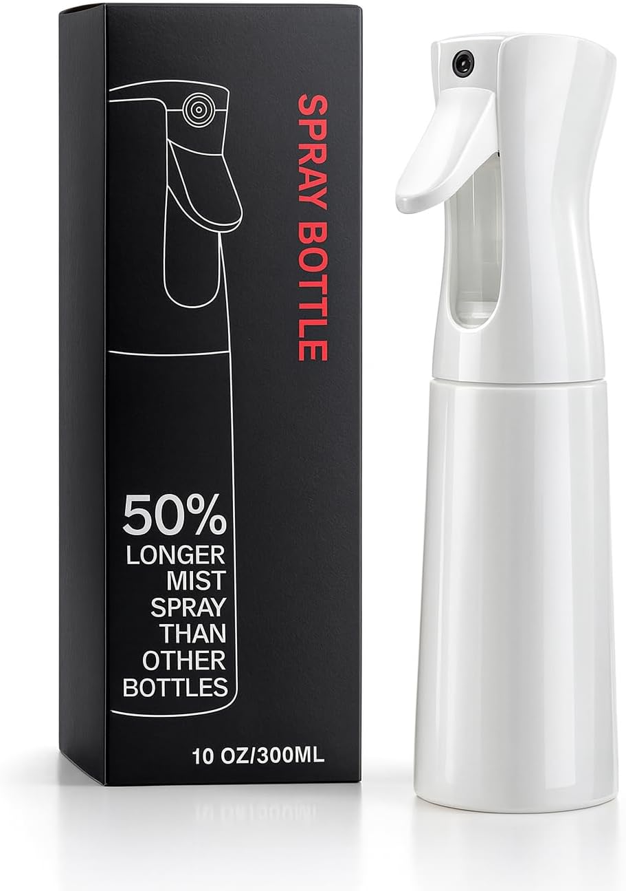 Botella pulverizador niebla continua 10oz plástico peluquero