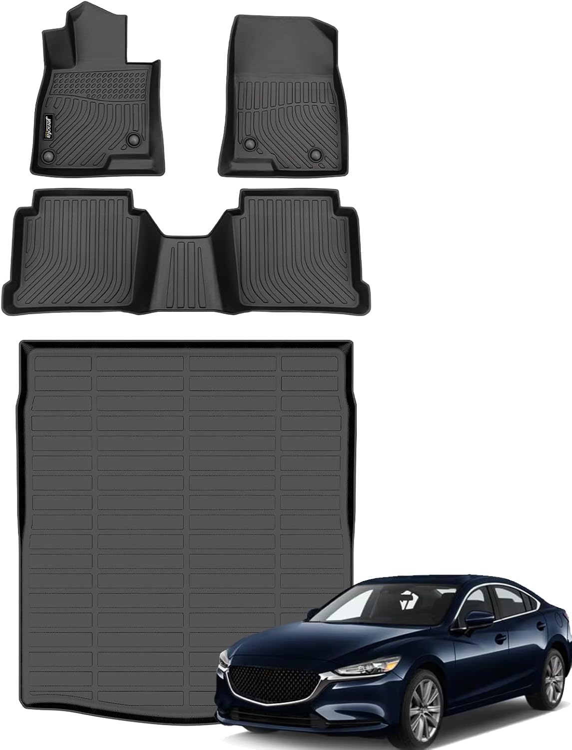 Alfombrillas Mazda 6 14-21 5 asientos antiderrap