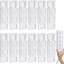Soportes autoadhesivos para regleta 12 pzas blanco