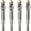 Bujía incandescente 4PCS para Mitsubishi S4S Excavadora