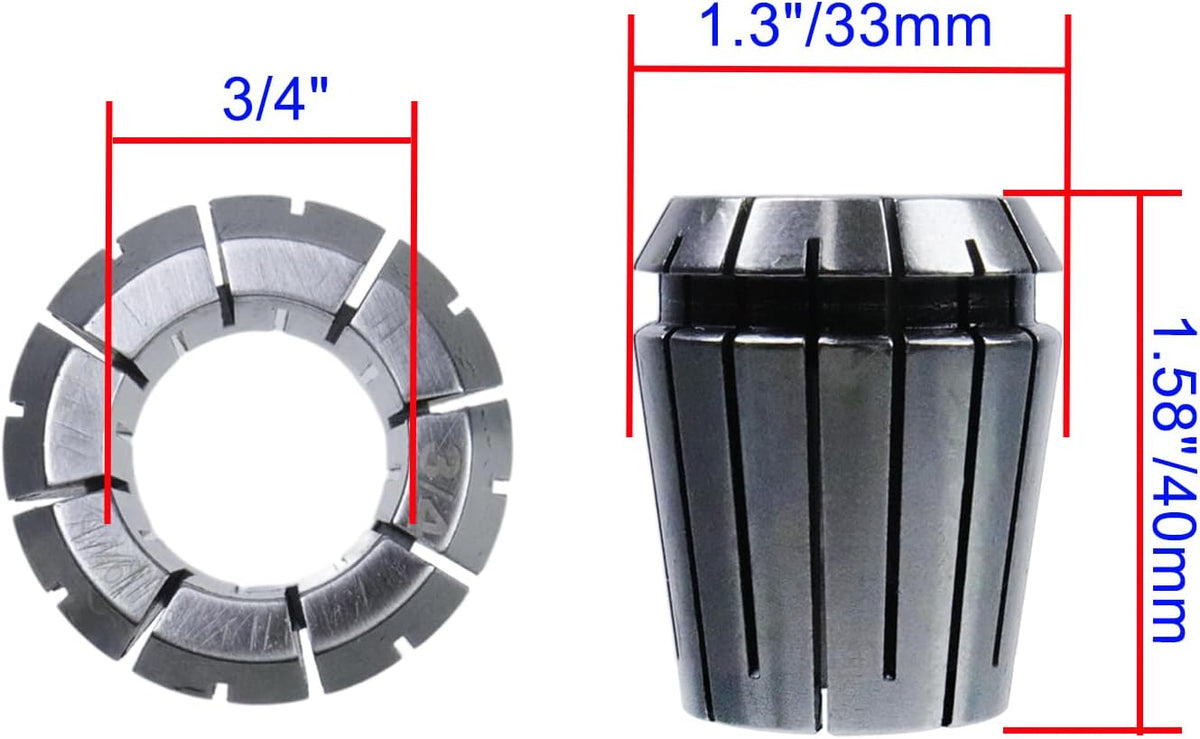 Mandriles pinza resorte ER32 portabrocas torno CNC 2 pzas