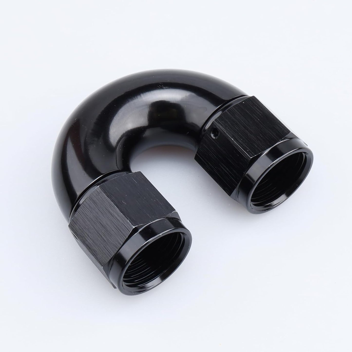 Acoplador giratorio aluminio negro 180 grados