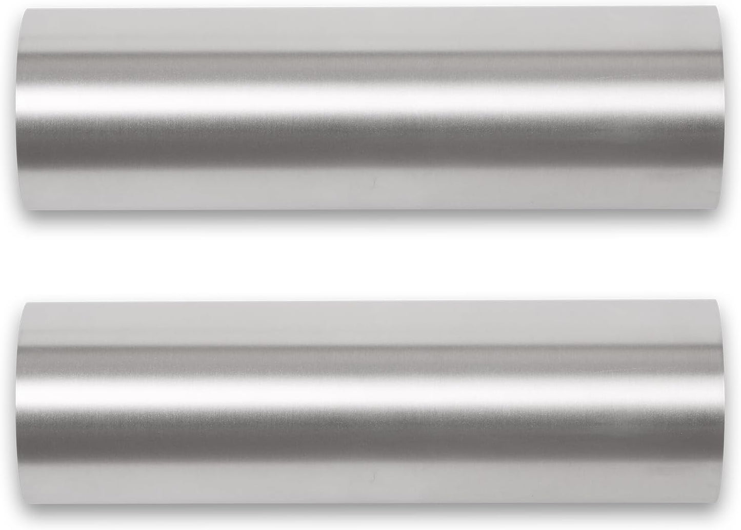 Tubo intercooler aluminio 3.5" 11.8" cepillado set 2