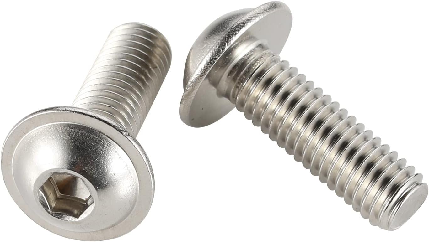 Tornillos cabeza botón acero inox 304 18-8 paquete 20