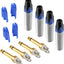 Enchufe mono 1/4pulg repuesto soldadura TS conector audio oro 24k