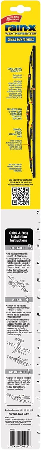 Limpiaparabrisas WeatherBeater 22pulg Paquete 2