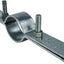Abrazadera vertical tubería 12" acero galvanizado