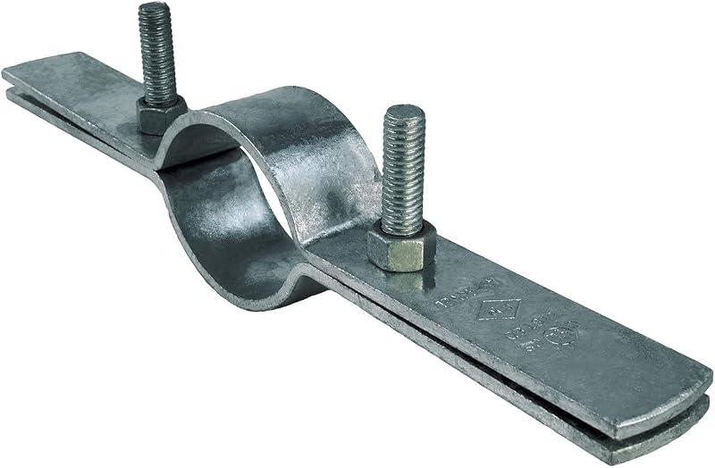 Abrazadera vertical tubería 12" acero galvanizado