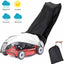 Funda impermeable cortacésped poliéster 600D Oxford negro
