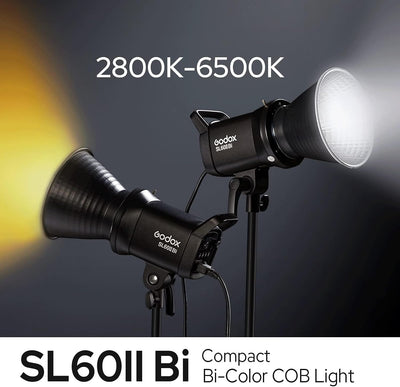 Luz LED bicolor 2800K-6500K estudio Bowens