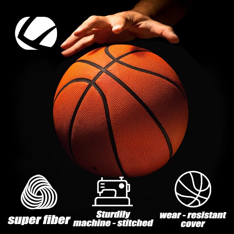 Baloncesto de goma para interiores y exteriores con bomba