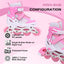 Patines Inline para Niñas con Luces 4x4.5"