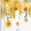 Cubierta decorativa interruptor luz girasol flores amarillas