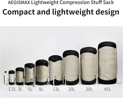 Bolsa compresión ultraligera para dormitorio impermeable nylon