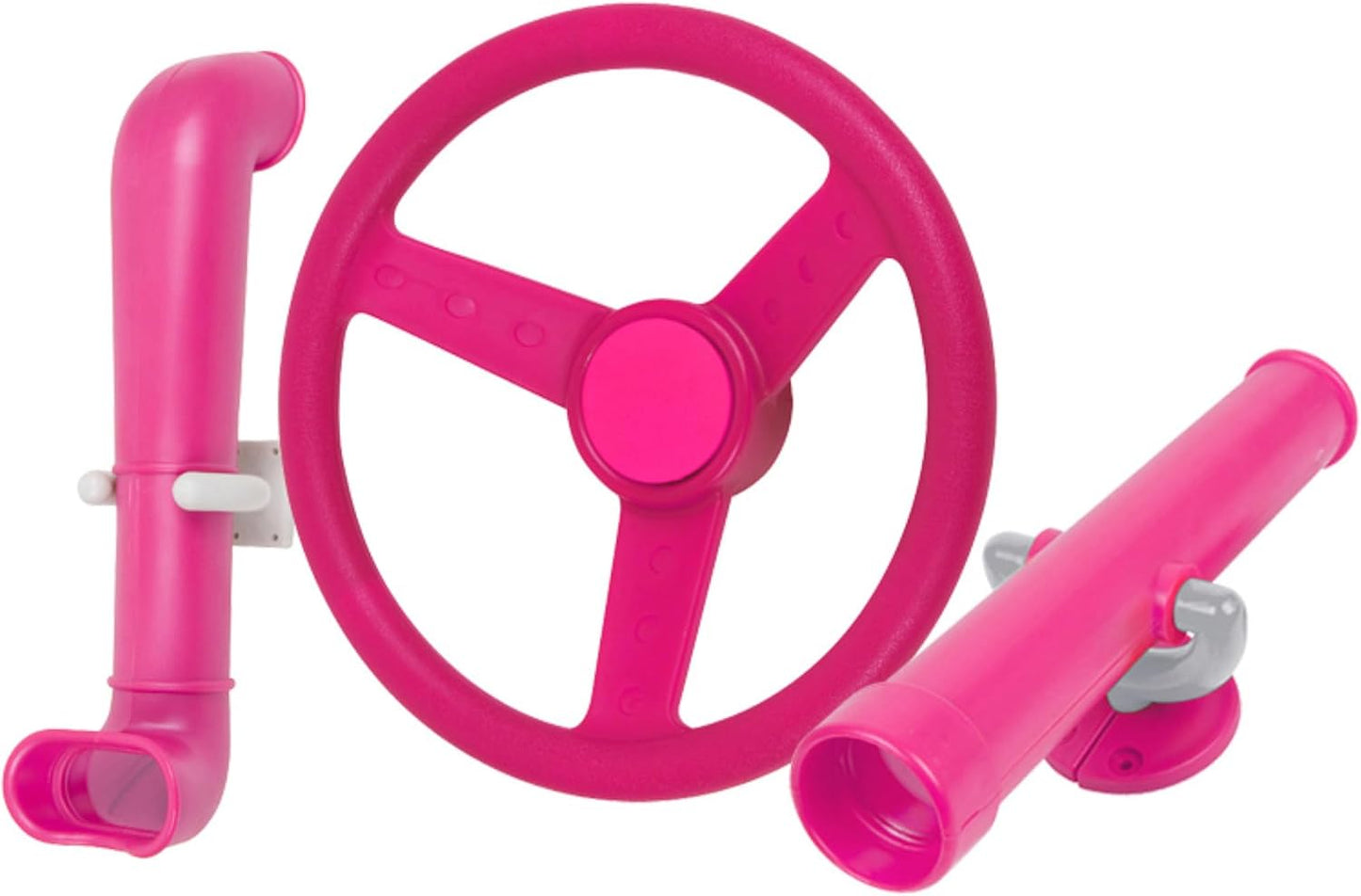 Set columpios telescopio volante logotipo SSS rosa