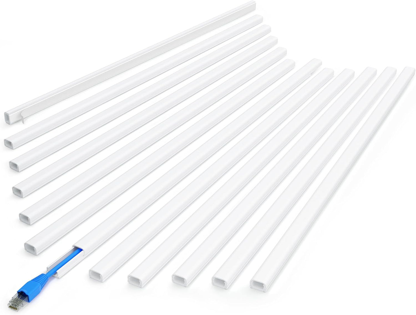 Cubiertas cables pared 204pulg autoadhesivas pintables
