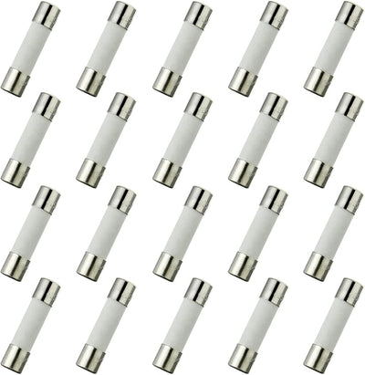 Fusibles cerámica 10A 250V 0.2x0.78pulg set 20