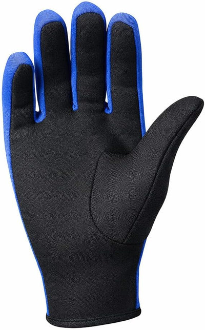 Guantes buceo neopreno 5 dedos antideslizantes M azul