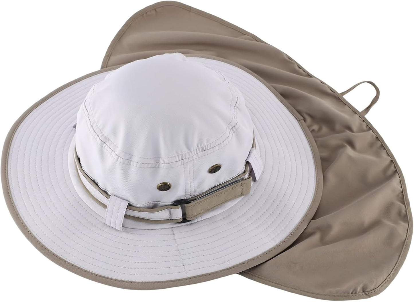Sombrero sol aire libre UV unisex con solapa cuello