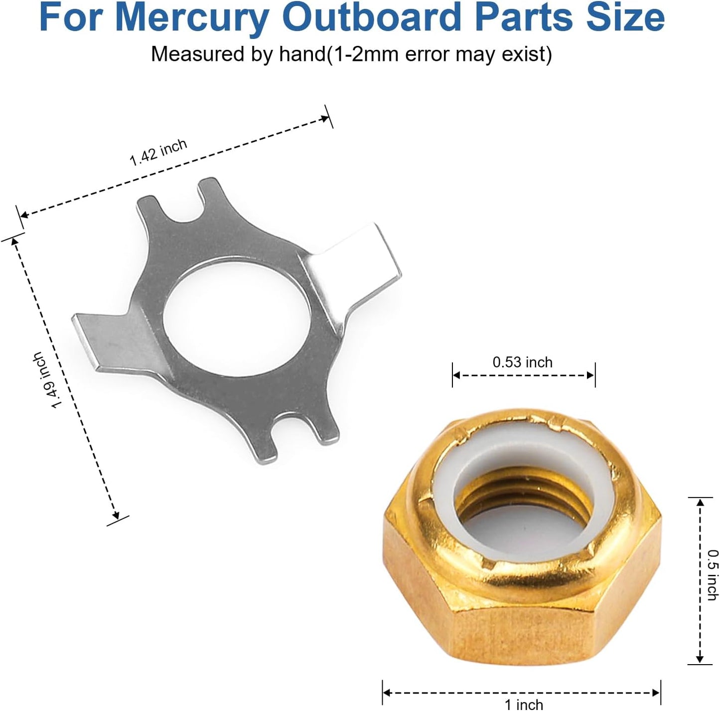 Kit tuercas utilería Mercury 11-69578A1 2