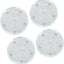 4 Platos Giratorios Acrílicos 3" Base Giratoria Mesa