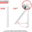 Estante plegable para ropa con barra extensible de secado