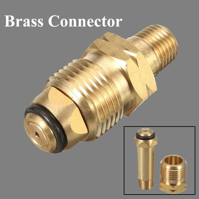 2 Pack Adaptadores Propano LP LPG 1/4'' MNPT Latón