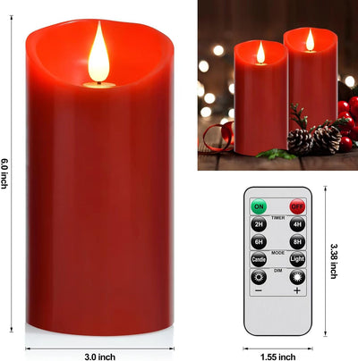 Velador LED con control remoto y temporizador 24h