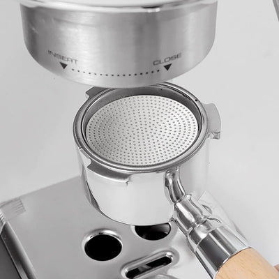 Pantalla de disco de espresso de acero inoxidable 3 piezas filtro reutilizable