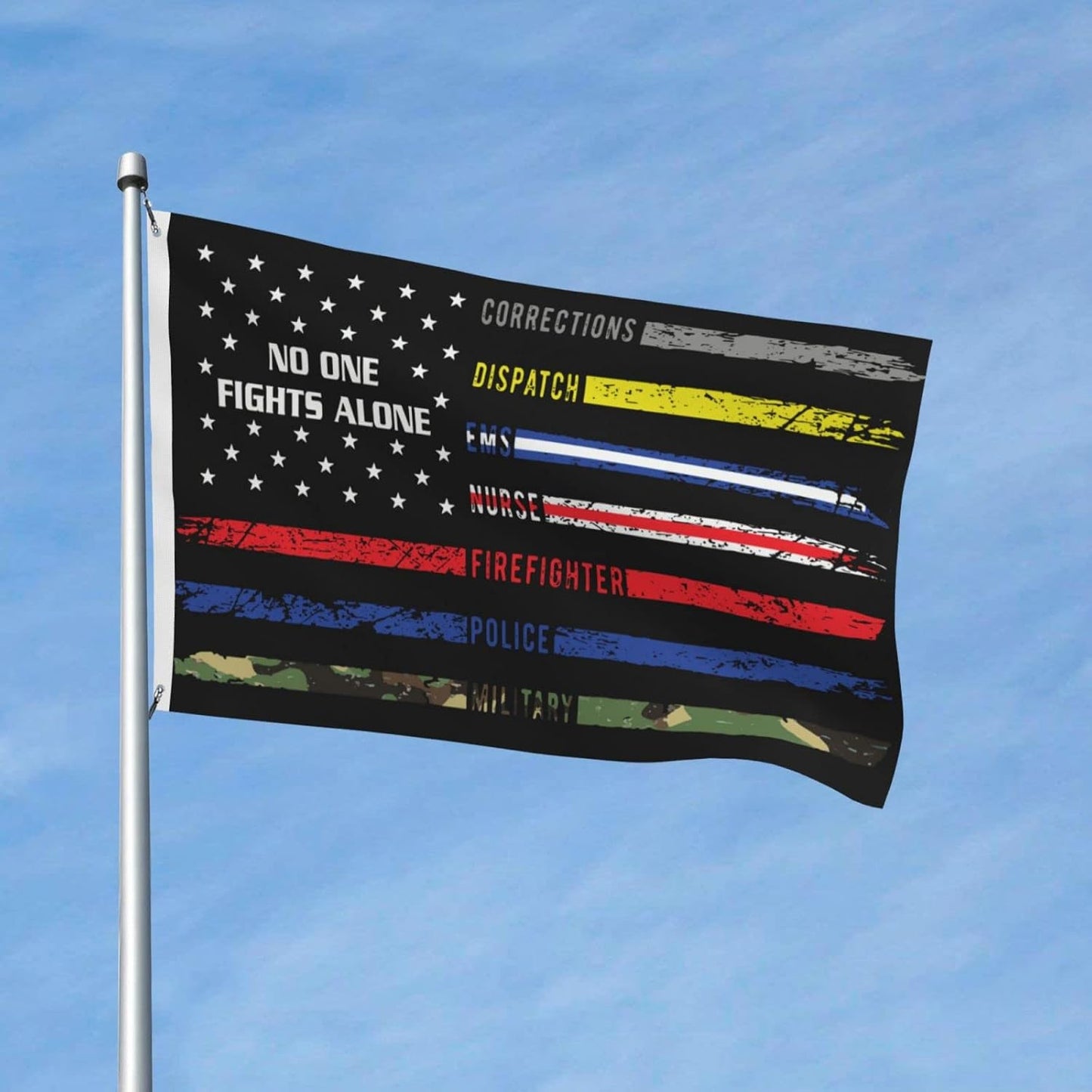 Banderas First Responders 3x5ft doble cara resistentes UV