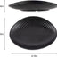 Bandeja melamina A5 organiz. joyas anillos rayas negras