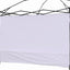 Toldo solar impermeable 10x10ft pack 1 pared lateral blanca