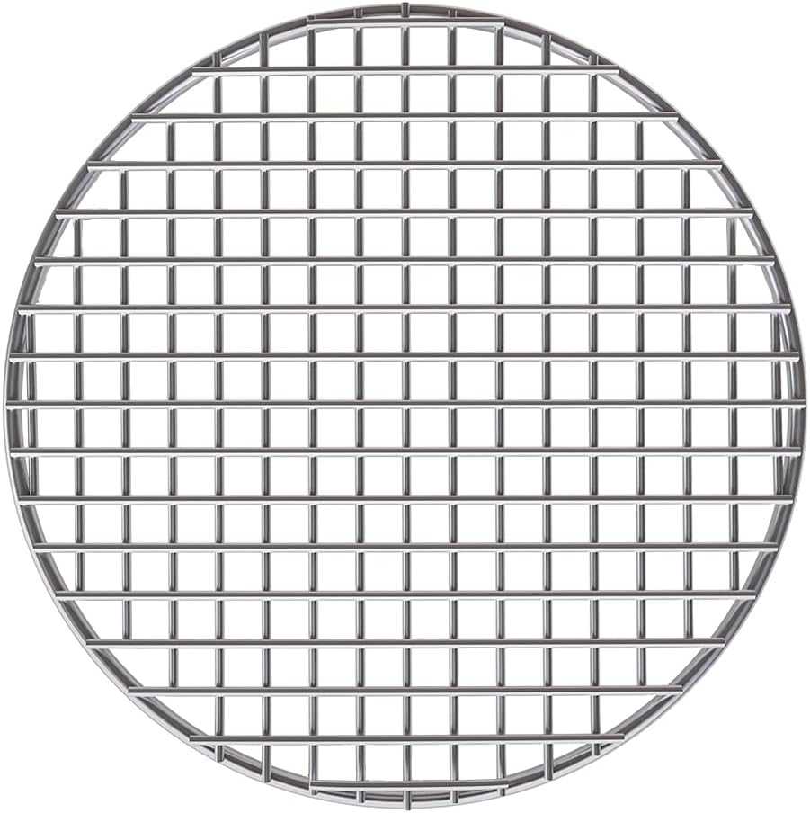 Rejilla acero inox 12pulg para barbacoa multiusos