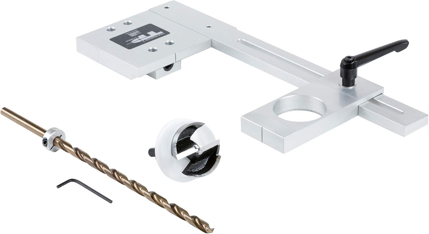 Plantilla luz gabinete Forstner 2-1/4" estuche LED